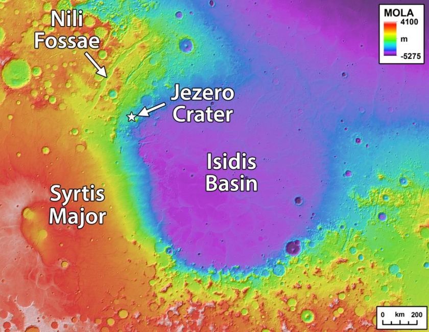 Bolygós rövidhírek: Perseverance – irány a Jezero kráter