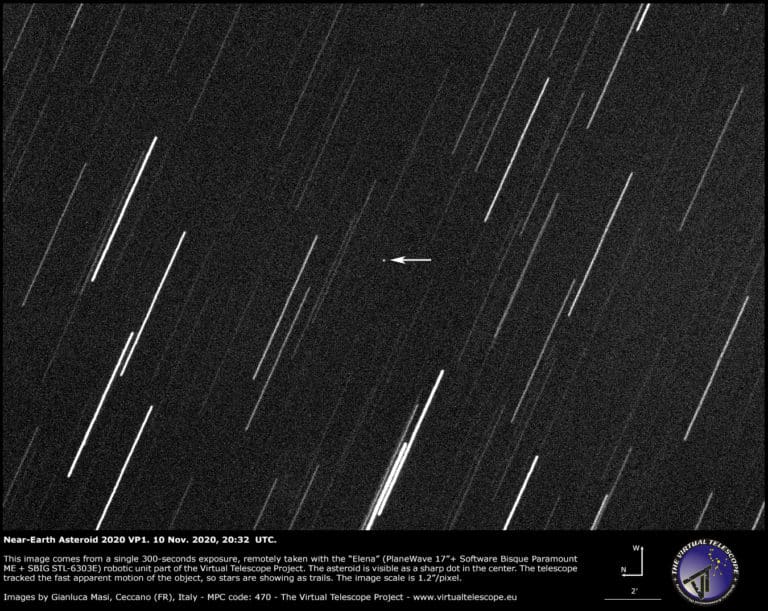 Bolygós rövidhírek: közelben elsuhanó aszteroidát fotóztak