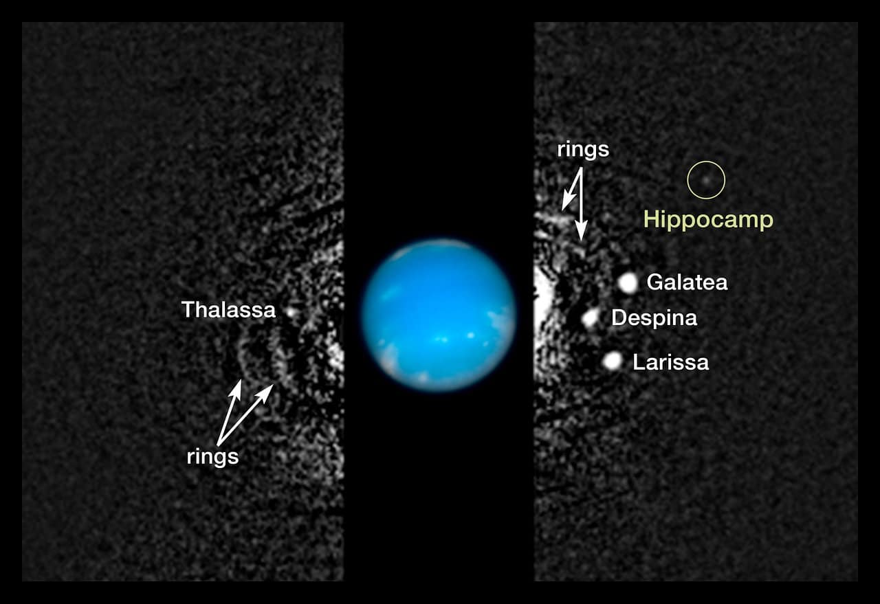 Hippokampusz, a legkisebb fiú – A Neptunusz 14. holdja