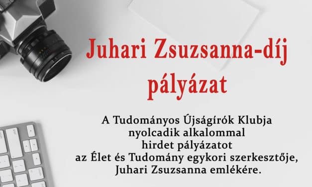 Juhari Zsuzsanna-díj pályázat 2023